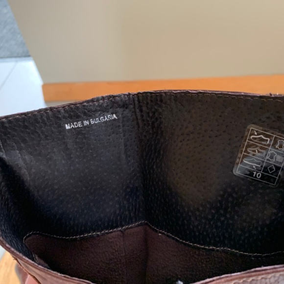 Knee high leather Aldo wedge boots - Picture 3 of 12